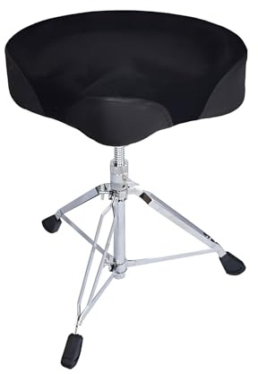 Guoyoocc Sadel trumstol, justerbar trumstol, justerbar trumstol, höjd justerbara trummande pallar 45 ~ 68 cm, trumtron, universell för vuxna och barn, 7 färgalternativ