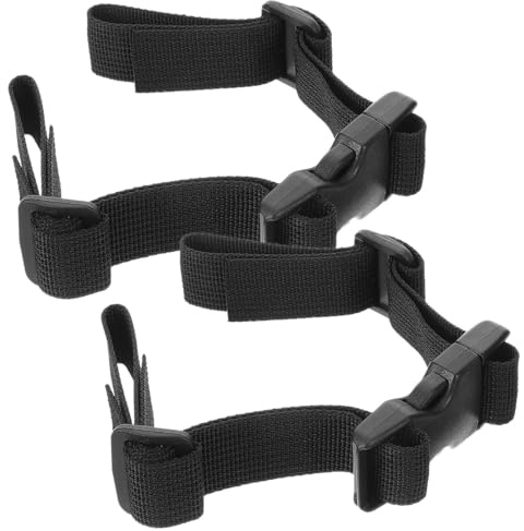 TOYANDONA 2 Piezas Correa de Pecho para Acordeón Cierre Ajustable, Correa de Hombro Antideslizante Negra, Accesorio Reemplazable para Instrumentos Musicales, Uso Cómodo y Distribución