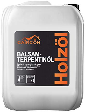 CAIRCON Balsamterpentinöl Terpentinöl Holzöl Holzpflegeöl Naturholzöl 10L