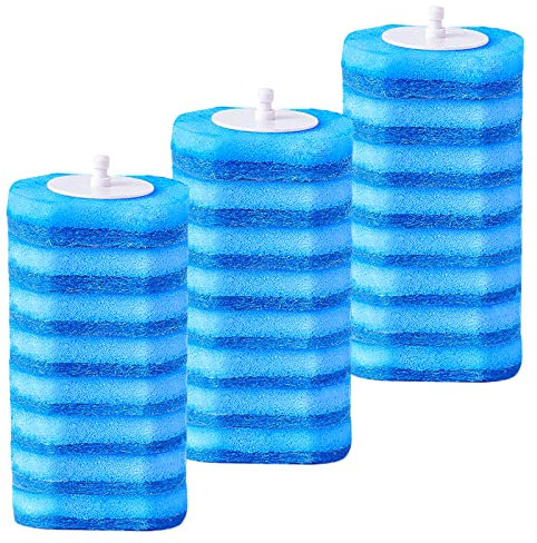 AnMelon Upgraded 24 PCS Disposable Toilet Brush Replacement Head, Toilet Wand Disposable Refill Heads, Disposable Replacement Head For Toilet wand. (24 PCS Replacement Head)