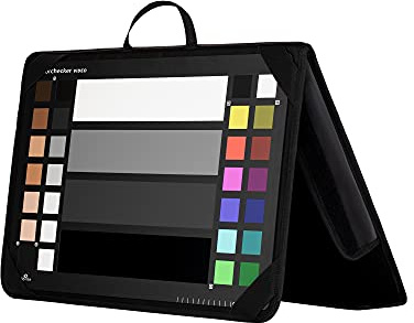 Calibrite ColorChecker Video XL Color Target w/Case for Exposure and Color Balance, Vectorscope and Waveform Optimized Layout with Skin Tones and Grays, 21 x 14.8 inch Wide Shot Chart (CCVPR-XL-CS)
