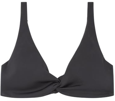 Women'secret Top Bikini Grande capacité néoprène Noir Soutien-Gorge pour Femme, Noir Standard, 90D