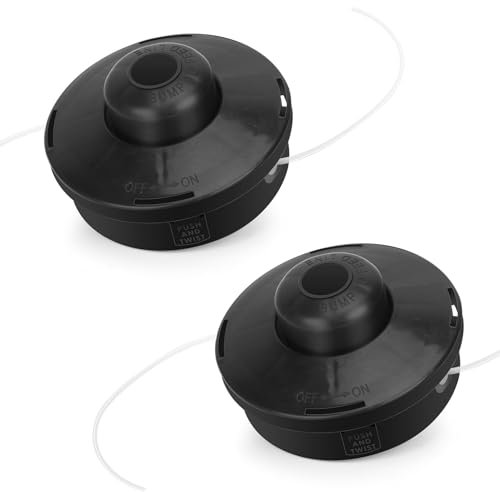 YOUSHARES Strimmer Head - Universal Strimmer Head Replacement M10 x 1.25 LH, Petrol Strimmer Heads for Brush Cutter, Trimmer Head Compatible with Stihl(2PCS)