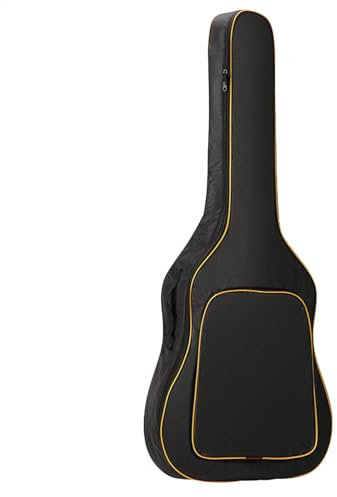 Housse de guitare rembourrée épaisse, sac de guitare léger, bandoulière étanche, sac de transport confortable, sac à dos 0,5 cm, tissu Oxford pour éviter la poussière, grande capacité 1 paquet