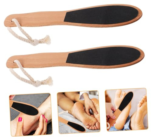 HAPINARY 2piezas Raspador Para Pies Exfoliante Ablandador De Callos Removedor De Muerta Cuidado Pies