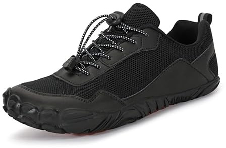 SWZEC Barefoot EasyFoot™ - Calzado Saludable y Natural (45,Negro)