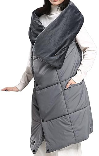 Heated Blanket USB Heating Vest Electric Blanket Multifunction Heated Throw Blanket Lightweight Heated Electric Blanket Electric Heated Blanket Electric Heating Shawl Usb Heating Shawl Heated Throw
