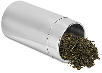 550 ml/18 oz Teedose für losen Tee, Edelstahl-Kaffee-Vorratsbehälter, Küchenkanister, Teedose, Kanister, Tee-Aufbewahrungsdose, Teeblatt-Vorratsdose mit versiegelten Deckeln für Tee, Kaffee, Zucker