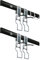 Borgen Bike Wall Mount - Bike Rack Garage - Expandable Bike Storage Solution with Steplessly Adjustable Bike Hooks and Hooks for Accessories