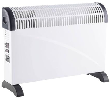 Convector 2000W con turbo | Termoconvector | Convector eléctrico bajo consumo | Convector de calor de aire | Turboconvector