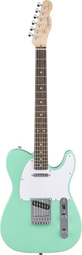 Fender Squier Debut Series Telecaster Chitarra Elettrica, Chitarra per Principianti, con garanzia di 2 anni, Seafoam Green