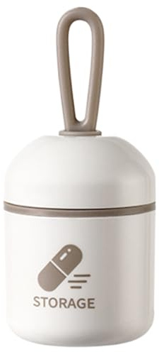Tabletten-Organizer für unterwegs | Auslaufsicherer Behälter im Taschenformat,Nahrungsergänzungsmittel-Organizer für unterwegs,Für Pendeln, Studentenwohnheim, Dienstreisen, Pflegeheim, Backpacking, Se