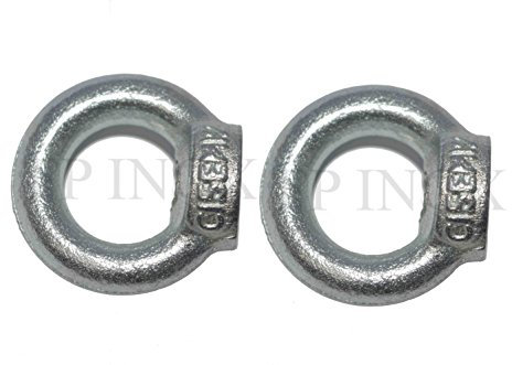 FP Inox Ecrou à Oeil ACIER/Anneau à Oeil M12 (Lot de 2)