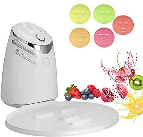 Máquina de máscara facial, transmisión de voz Automatización completa DIY Colágeno de frutas y verduras naturales Fabricación de máscara personal para el cuidado de la piel(EU)