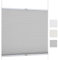 iomangio® Klemm Plissee ohne Bohren Faltrollo mit Klemmträger 120cm x 130cm Grau Klemmrollo Blickdicht Sonnenschutz Jalousie für Fenster Fertigplissee Rollo