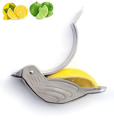 Presse-citron manuel en acier inoxydable, presse-citron manuel en acier inoxydable, presse-citron oiseau et poisson, mini gadgets de cuisine créatifs