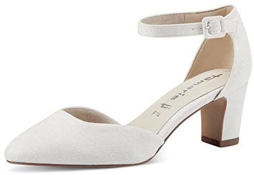 Tamaris Pumps Damen Vegan Elegant weiß,EU 39