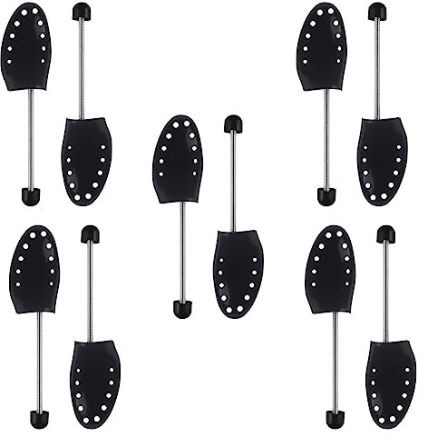 FONHERILI Shoe Trees Herren Stretcher Halter Shaper Support mit Schuhtasche, Schwarz, 5 Pairs