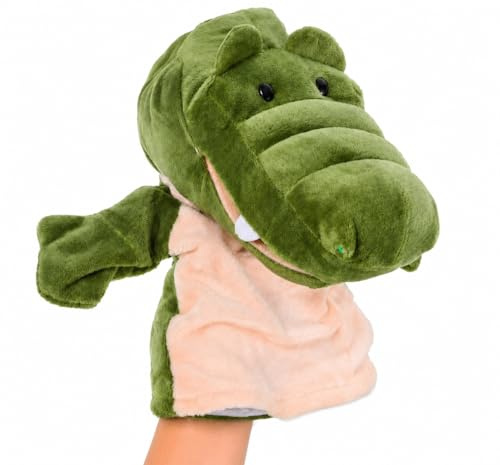 Alipis Hand Puppet Cartoon Animal Toy for Kids Educational Interactive Storytelling Soft Plush Hand Toy for Toddler Playtime and Parent-Child Communication