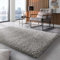 Taracarpet Shaggy Hochflor Langflor Teppich Twilight Luxus Qualität aus Belgien geeignet fürs Wohnzimmer Schlafzimmer und Kinderzimmer 9999 Silber grau 120x170 cm