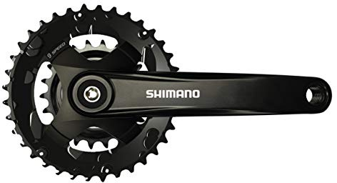 SHIMANO FC-MT101 Kurbelsatz 2x9-fach 36-22Z Black Kurbelarmlänge 175mm 2020 MTB