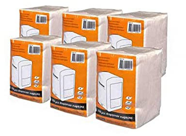 Cabanaz Napkins Original Lot de 6 paquets de 250 serviettes en papier pour distributeur Cabanaz –