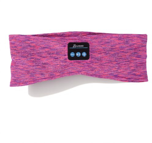 Dpofirs Casque de Sommeil Bandeau Bluetooth, Casque de Sommeil Doux sans Fil, Tech pour Hommes Femmes, Casque Bandeau pour Course à Pied, Entraînement, Insomnie, Yoga