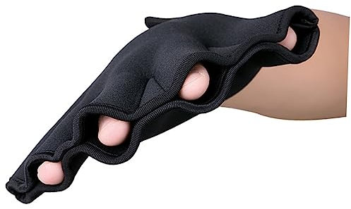 Toddmomy Neopren-schwimmhandschuhe Mit Schwimmhäuten Aquatic Fit Trainingszubehör Paddel-tauchhandschuhe Schwimmgerät Für Junge Mädchen Und Erwachsene Schwarz