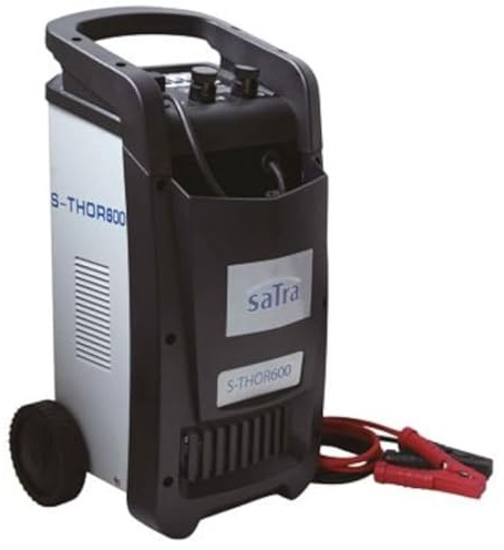 SIO Thor 600 Cargador Arrancador de Baterías Profesional 12V/24V – Arranque de Emergencia para Coche, Furgoneta y Camión – Booster Potente para Taller con Protección y Alta Potencia