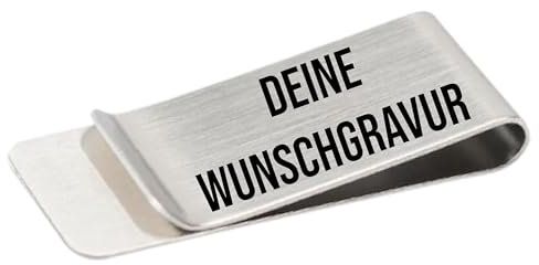 Geldklammer mit Gravur, Kartenetui, Geschenke für Männer Frauen Partner Paare, Geldbörse, personalisierte Geschenke, Money Clip, Gravur Geschenke, Geldklammer mit Kartenhalter Kartenetui