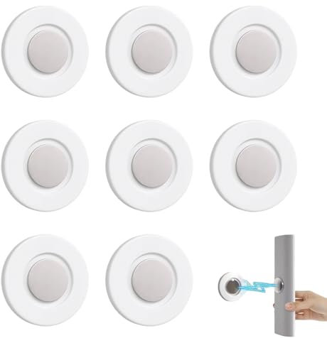 Fernbedienung Halterung 8 Stück Wandhalterung Fernbedienung Weiß Magnetische Fernbedienungshalter,Stark Klebender Wandhalterung Geeignet für die Fernbedienung von Fernsehern/Klimaanlagen/Ventilatoren