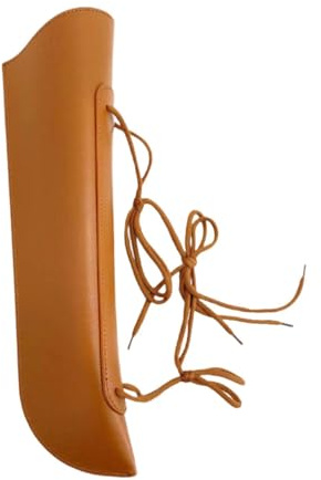 Oshhni Custodia protettiva per faretra per contrabbasso, accessori per strumenti a corda, impermeabile, professionale, in pelle PU, supporto per arco per, Marrone