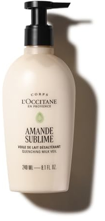 L'OCCITANE - Velo de Leche Corporal Almendra (Amande Sublime) - 240 ml - Suaviza y reafirma - Fabricado en Francia