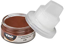 TRG The One Self Shine Shoe Cream, Self-Shine Cream with Natural waxes, 129 Light Brown, 50 ml
