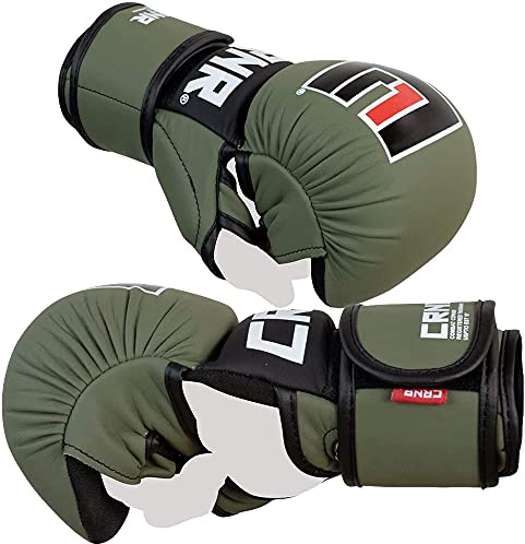 Combat Corner - MMA Spar Gloves for Men and Women - Kickboxing, MMA, Muay Thai Sparring Training Gloves | OD Green