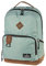 Walker 42154-061 - Rucksack Pure Eco Pistazie mit 2 Fächern, Laptop-Fach, Seitentaschen, Rücken-Polsterung, verstellbare Schultergurte, wasserabweisend, Backpack für Schule, Uni, Büro und Freizeit