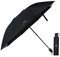 Vicloon Regenschirm, Regenschirm Sturmfest, 210T Teflon-Beschichtung, Sonnenschutz Regenschirm Im Freien UV Faltender Regenschirm, Leicht Kompakt (Elegantes Schwarz)