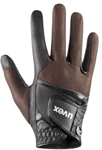 uvex Sumair - Riding Gloves for Adults - Flexible - Optimal Ventilation - Black-Brown - 7