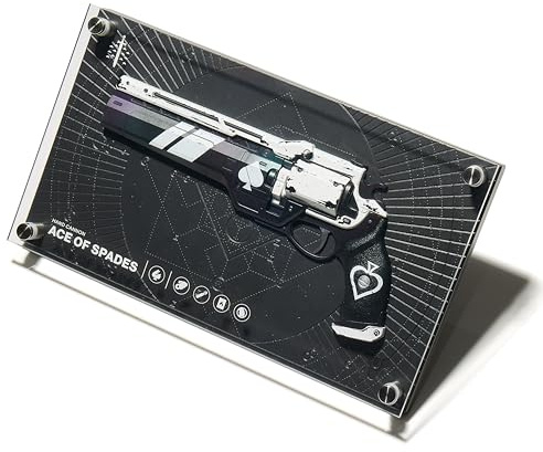 Numskull Ace of Spades Exotic Weapon Figure 12x6 (30x17cm) Limited Edition Collectible Replica Statue - Official Destiny Merchandise - FPS Sci-Fi Action Video Game Figurine