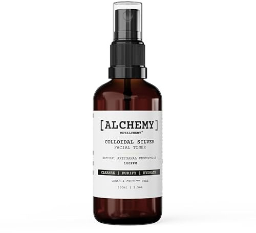 Colloidal Silver Spray 100mL ● 100 PPM ● Superior Concentration, Artisanal Production, Better Results ● Made in The UK ● [Alchemy] Natural