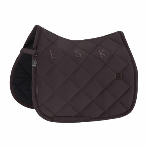 Eskadron Pferde Schabracke Pro Soft Teak Brown Platinum 2024, Größe:DL