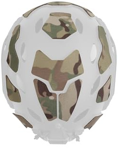 Peminkoo 11 st taktisk hjälm magisk klistermärke airsoft hjälmplåster krok och ögla kamouflage klibbig för FAST SF High-Cut hjälmtillbehör (CP)