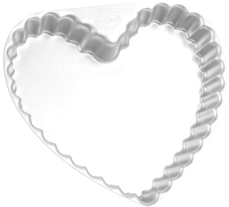 Gatuida Molde de Pastel Forma de Corazón Aluminio Anodizado Antiadherente Fácil Desmoldar para Hornear Tartas Biscuit Mousse Queso Cocina Hogar