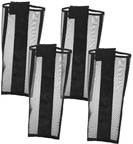 COLLBATH Protectores Antimoscas para Patas de Caballo Transpirables Malla Fina, Set de 4 Piezas, Protección contra Moscas y Mosquitos para Exteriores, Botas Deportivas de Malla para Caballos en Verano
