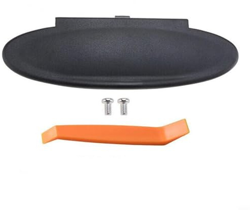 GANCEI Copertura dello specchio dell'aletta parasole dell'automobile in nero per Porsche 911 996 997 parte di ricambio OEM 99670142102, accessori di stoccaggio dell'automobile