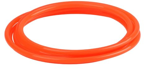 ECSiNG Correa de Repuesto para Rodillo de Bicicleta Color Rojo de TPU con Perímetro de 185 Cm X 5 Mm para Rodillos de Entrenamiento de Bicicleta.