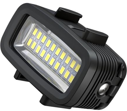 Lampe vidéo de plongée rechargeable pour éclairage de scène multiple avec support étoile 13 ajouts