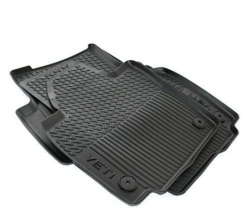 Skoda 5L1061550A Gummi Fußmatten 4-teilig Gummimatten Original Allwettermatten