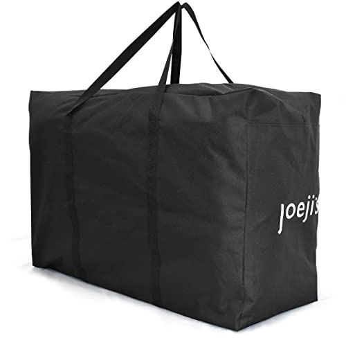 Joeji's Kitchen Bolsas almacenaje ropa de gran capacidad de 185L bolsas rafia de transporte de alta resistencia con asas útil bolsa de almacenamiento para debajo de la cama bolsas para guardar ropa