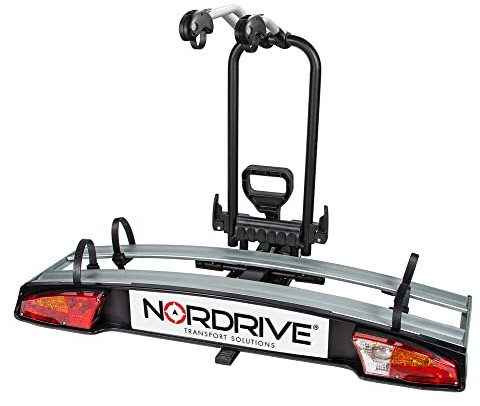 NORDRIVE N50415 Wave 2, portabiciclette per Gancio Traino - 2 Bici